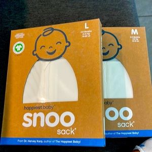 Medium and large Snoo sacks